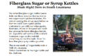 Fiberglass sugar kettle page