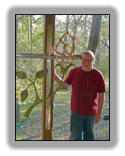 Buddy with Minnesota church cross right after Katrina