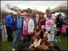 Visitors at Race for the Cure